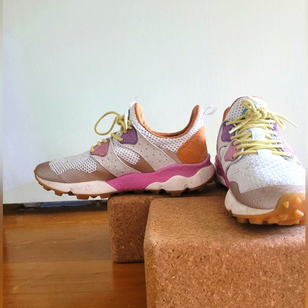 Rainbow Sneakers (W9 "Corax Suede" by Flower Mountain)